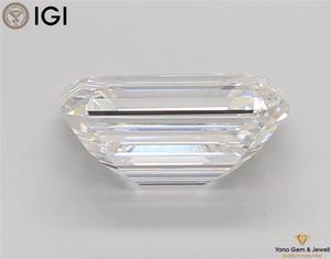 เพชรที่โตแล้ว3.00กะรัตเพชรที่ปลูกในห้องทดลองแบบพรีเมี่ยมมรกตเจียระไน E สีใส VS1 10.25มม. ใบรับรอง - Product Image 6