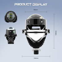 Kit de phares à lentille de projecteur BI-LED Plug & Play de nouvelle conception, projecteur LED super lumineux, compatible universellement avec 99% des modèles de véhicules