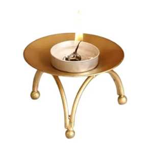Candelabro Moderno de Metal con Diseño Jali, Portavelas para Velas de Té, Color Blanco, para Decoración de Mesa en Bodas, Fiestas y Hogar - Product Image 5