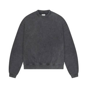 Prix de gros direct usine – Sweat-shirt délavé à l'acide pour hommes, faible MOQ, meilleur prix, idéal pour la vente en ligne - Product Image 1
