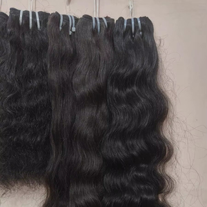 Prix de vente en gros. Bonne texture Meilleur prix Naturel Remy Indien Naturel Tissage de cheveux bruts de l'Inde. Cheveux de meilleure qualité. - Product Image 1