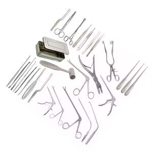 Juego de Instrumentos Quirúrgicos Básicos de Acero Inoxidable, Manuales, de Alta Calidad, Certificados por la CE, para Uso en Cirugía Ortopédica Veterinaria - Product Image 3