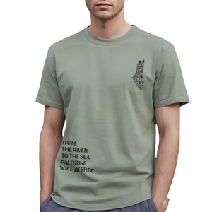 T-shirt Homme Personnalisé en Gros à Manches Courtes, Col Rond Fin, Style Décontracté d'Été, Mode Streetwear - Product Image 3