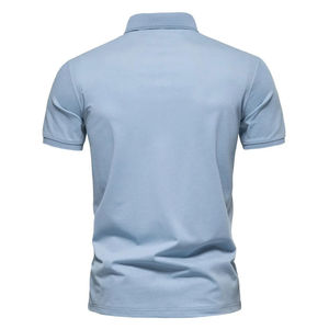 เสื้อโปโลแขนสั้นผ้าฝ้ายสำหรับผู้ชาย ปี 2024 เสื้อโปโลลำลองผู้ชายขายส่ง เสื้อโปโลคุณภาพสูงสำหรับผู้ชาย - Product Image 4