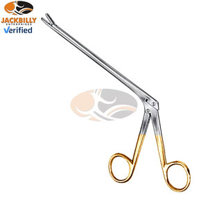 JACKBILLY Rongeur Ortopédico de Acero Inoxidable de Alta Calidad para Disco Intervertebral, Eje de 8 Pulgadas, Mordida de 3x10mm, Manual, Love-Gruenwald - Product Image 5