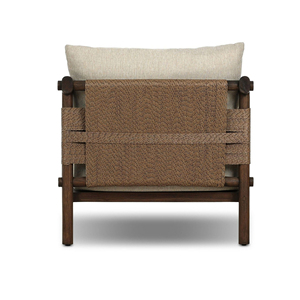 Contemporary Outdoor One Seat <b>Sofa</b> With UV Resistant PE <b>Rattan</b> And Waterproof Cushion For Garden Use - Product Image 4