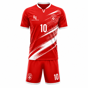 Professional <b>Football</b> Soccer Uniform Sets Custom Jerseys Shorts <b>Socks</b> Breathable 100% Polyester Quick Dry Men's Sublimation - Product Image 1