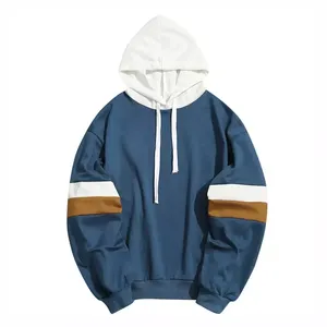 Sweat-shirt à capuche personnalisé pour couples, en coton doux et respirant, coupe ample et confortable, basiques de mode, vente en gros, sweats à capuche unis ODM/OEM - Product Image 1