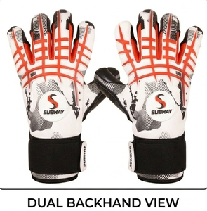 Gants de gardien de but de football unisexes personnalisés de qualité supérieure, attrape-ballons puissants, antidérapants, respirants, imperméables, protection des doigts - Product Image 5