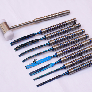 Kit de bistouris manuels en acier inoxydable pour la chirurgie implantaire dentaire – Instruments chirurgicaux de précision pour la séparation osseuse - Product Image 6