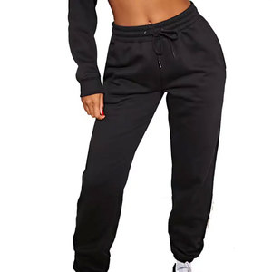 Conjunto de Chaqueta y Pantalones Deportivos de Felpa para Mujer, Corte Ajustado, de Algodón y Terciopelo, 2 Piezas - Product Image 3