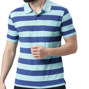 Polo de Algodón Piqué Amarillo Mostaza para Hombre, Manga Corta, Color Sólido, Casual, Transpirable, Tejido de Punto, Corte Regular - Product Image 4