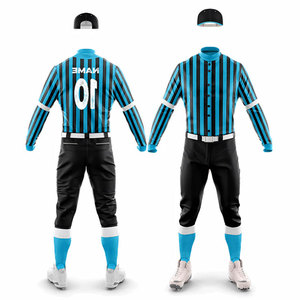 Uniforme de baseball sublimé pour hommes, design de doublure vierge, séchage rapide, tenue d'été légère, ensemble de softball à motifs pour équipes et clubs - Product Image 4