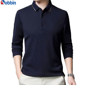 Polo unisexe tendance pour homme, chemise de performance à manches longues pour homme, chemise d'automne pour le secteur immobilier, tenue de travail de bureau - Product Image 3