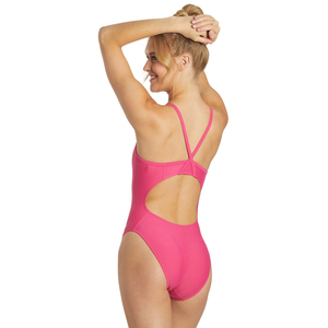 Women One Piece Swimsuit <b>V</b> Neck Swimwear Stretch Bathing Suit Quick Dry Beach Pool Clothing Sleeveless Swimming Wear - Product Image 6