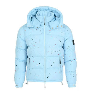 Mens Winter Lightweight Puffer Jacket Water Resistant Windproof Stand Collar Zipper Warm Outdoor Insulated <b>Coat</b> - Product Image 3