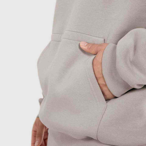 เสื้อฮู้ดดี้โอเวอร์ไซส์ผู้ชาย คุณภาพสูง ปี 2025 ผ้าฝ้าย 100% พิมพ์ลายดิสชาร์จ สำหรับฤดูหนาว ทรงปกติ ซักแล้ว น้ำหนัก 500 กรัม สั่งทำได้ ยี่ห้อ SPORTEX - Product Image 4