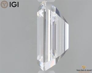 Etically 1,50 Carat Emerald Cut Diamond Lab Grown CVD D Color VS1 Clarity 7,36 MM IGI Certified Perfect para joyería nupcial - Product Image 3