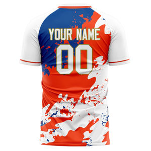 Maillot de football unisexe pour adultes, personnalisé, sublimation numérique, séchage rapide, léger, respirant, 100% polyester, nouveau design, vente en gros - Product Image 3