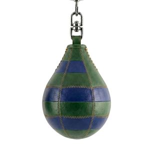 Balón de Boxeo de Cuero Verde Resistente para Entrenamiento de Reflejos Profesional con Gancho Reforzado - Product Image 4