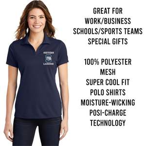 Lst640ของผู้หญิง2025เสื้อโปโลปักลายเองสำหรับโลโก้ส่วนตัวข้อความตาข่ายแบบเก๋ไก๋ - Product Image 5