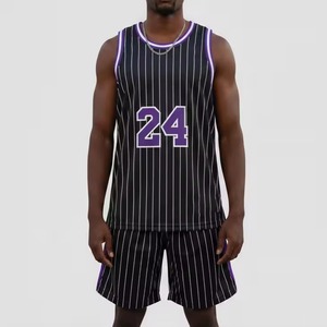 Uniformes de baloncesto sublimados al por mayor con estampado vibrante y duradero, y costuras reforzadas para mayor comodidad y larga duración. - Product Image 3
