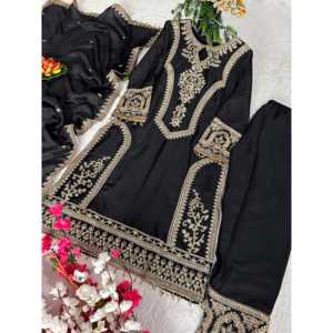 Conjunto de Top y Pantalón con Dupatta Elegante para Mujer, Ideal para Fiestas - Product Image 6