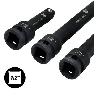 ชุดก้านต่อแบบกระแทก 3 ชิ้น ขนาด 1/2 นิ้ว สำหรับงานหนัก ผลิตจากแมงกานีสฟอสเฟต สำหรับประแจบล็อก - Product Image 3