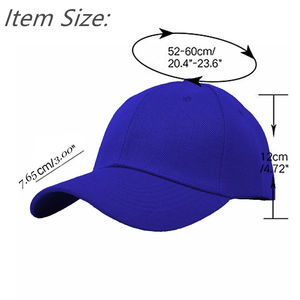 Gorras Deportivas Lisas con Bordado de Letras Personalizadas de Alta Calidad, Gorras de Béisbol Estructuradas de 6 Paneles al por Mayor - Product Image 4
