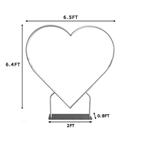 Stand Backdrop Gaya Romantis Bahan Aluminium Dapat Dilepas Portabel untuk Pesta Pernikahan Acara Dekorasi Sekolah Dapat Disesuaikan