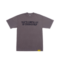 Camisetas de Hombre SEAMER WEAR de Alta Calidad, 100% Algodón, 280g, Estampadas con 'THAT'S AWFUL LOT COUGH SYRUP', Corte Holgado con Hombros Caídos