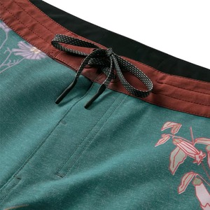 Short de bain pour homme d'inspiration vintage, séchage rapide, à motifs, pour la plage, vêtements décontractés d'été avec fente latérale et poche arrière - Product Image 6
