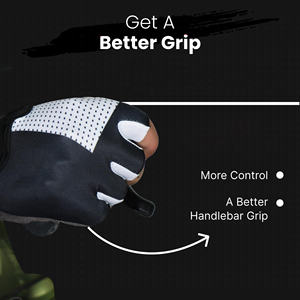 <b>Half</b> Finger Cycling Gloves for Gym and Outdoor Sports Padded Anti <b>Slip</b> Palm Breathable Back Cycling Gloves for Men - Product Image 5