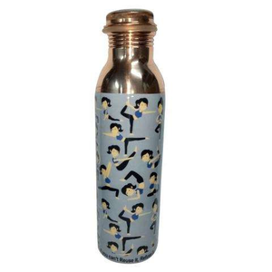 Elegante Botella de Agua de Cobre Martillado con Serigrafía, Color Personalizado, Ligera, Duradera y Ecológica - Product Image 4