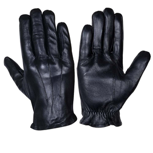 Gants de conduite en cuir noir unisexe, perforés avec trous pour les doigts, respirants, vintage, de luxe, pour course automobile, en cuir véritable, personnalisables - Product Image 5