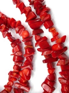 <span class=keywords><strong>Perles</strong></span> de <span class=keywords><strong>corail</strong></span> rouge Apple Coral Chips, <span class=keywords><strong>perles</strong></span> de pierres précieuses naturelles - Product Image 4