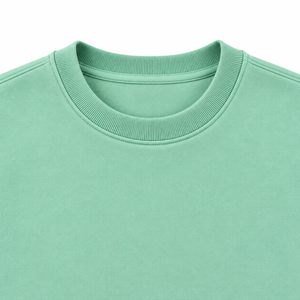 เสื้อสเวตเชิ้ตคอกลมสีเขียวแบบยูนิเซ็กซ์ แขนยาว ผ้าถัก ทรงพอดีตัว สวมใส่สบาย - Product Image 3