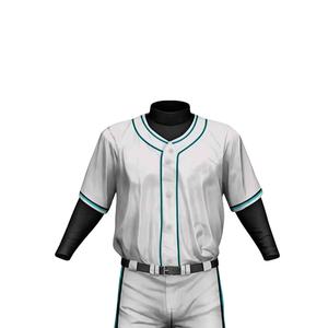 ชุดเบสบอลทีมเอลีท แอร์โฟลว์ ผ้าโพลีเอสเตอร์ 100% แห้งเร็ว พร้อมกางเกงเอวยางยืด ชุดยูนิฟอร์มเบสบอลแบบสั่งทำ - Product Image 4