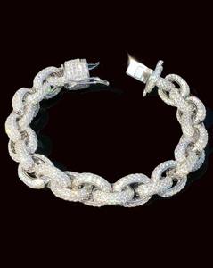 Chaîne ou bracelet en argent sterling 925 sertis de diamants moissanite - Product Image 3