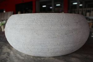 Lavabo con Ranuras en Color Crema - Product Image 3