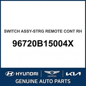 Nouveaux commutateurs et commandes G80 Droit 96720B15004X - Product Image 1