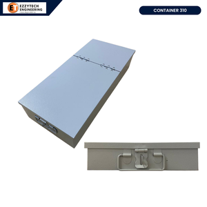 ET Container 310 Portable Lockable <b>Metal</b> Storage <b>Box</b> with Powder Coated Finish <b>for</b> Workshop and Industrial <b>Tools</b> & Equipment - Product Image 3