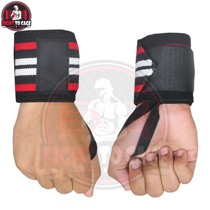 With Own Logo Strong Support for Weightlifting Adjustable Wrist Straps Reinforced Thumb Loop Good Supplier Newest Wrist <b>Wraps</b> - Product Image 2
