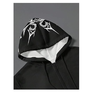 Men's Y2K Graphic Zip Up <b>Hoodies</b> Fall Trendy Dressy <b>Halloween</b> Long Sleeve Hooded Sweatshirt Streetwear - Product Image 3