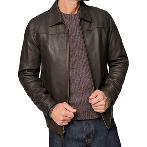 Veste bomber en cuir pour homme, soldes hiver, dernier design, fabriquée au Pakistan, veste d'hiver pour homme - Product Image 1