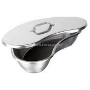 Plateau réniforme médical WARSAW avec couvercle, en acier inoxydable, certifié ISO et CE, pour instruments de chirurgie. |   porte-aiguille - Product Image 6