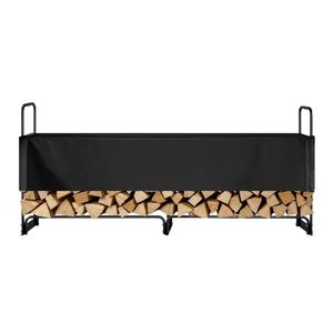 Support à bois de chauffage extérieur étanche 101 x 14 x 46 pouces, capacité 660 lb, porte-bûches pour 1/2 cordon de bois, accessoire pour foyer extérieur - Product Image 1