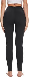 Leggings en tricot uni à taille haute pour femmes - Spandex/Nylon ultra doux - Longueur intégrale - Product Image 5