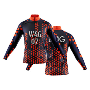 Plus Size Custom Top Quality Stitched Seamless Windproof Breathable Moisture Wicking Quick Dry Long Sleeve Unisex <b>Cycling</b> Jersey - Product Image 3
