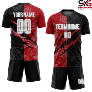Conjunto de Uniforme de Fútbol Personalizado, Ligero, con Estampado del Equipo, Manga Corta, Ropa Deportiva - Product Image 4